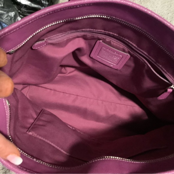 Coach City Tote NWT #F57522 SVLKD Pretty Orchid Color! - Picture 7 of 12